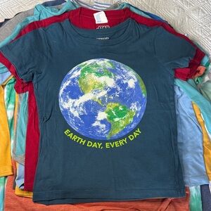 Crewcuts Earth Day Graphic Tee - Blue glow in the dark